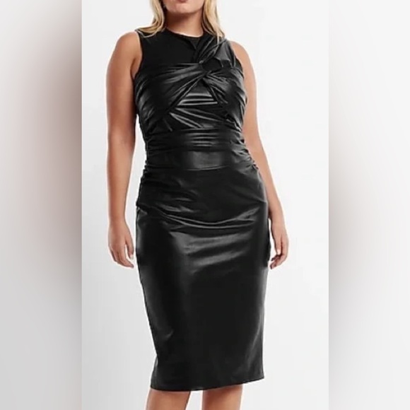 NWT Express Body Contour Dress built in compression Size Large original $228.00 - Picture 7 of 11